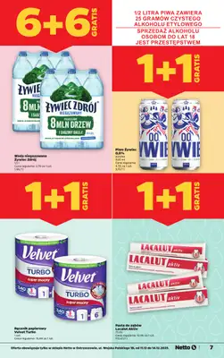 Netto - gazetka promocyjna Ostrzeszów - Wielkie otwarcie już w czwartek 11.12 od czwartku 11.12 do niedzieli 14.12 - strona 7
