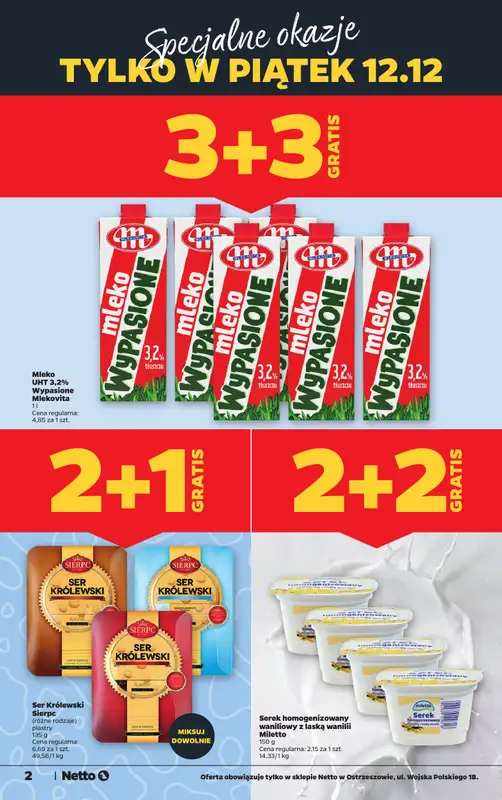 Netto - gazetka promocyjna Ostrzeszów - Wielkie otwarcie już w czwartek 11.12 od czwartku 11.12 do niedzieli 14.12 - strona 2