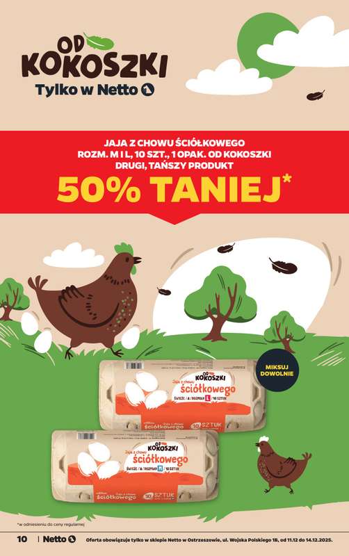 Netto - gazetka promocyjna Ostrzeszów - Wielkie otwarcie już w czwartek 11.12 od czwartku 11.12 do niedzieli 14.12 - strona 10