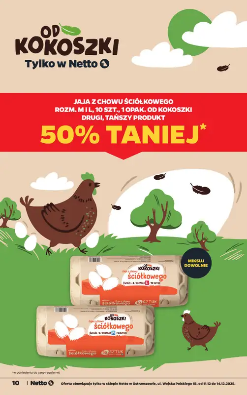 Netto - gazetka promocyjna Ostrzeszów - Wielkie otwarcie już w czwartek 11.12 od czwartku 11.12 do niedzieli 14.12 - strona 10