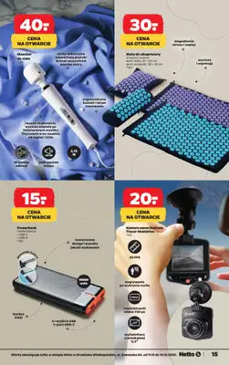 Netto - gazetka promocyjna Grodzisk Wielkopolski - Wielkie otwarcie już w czwartek 11.12 od czwartku 11.12 do niedzieli 14.12 - strona 15