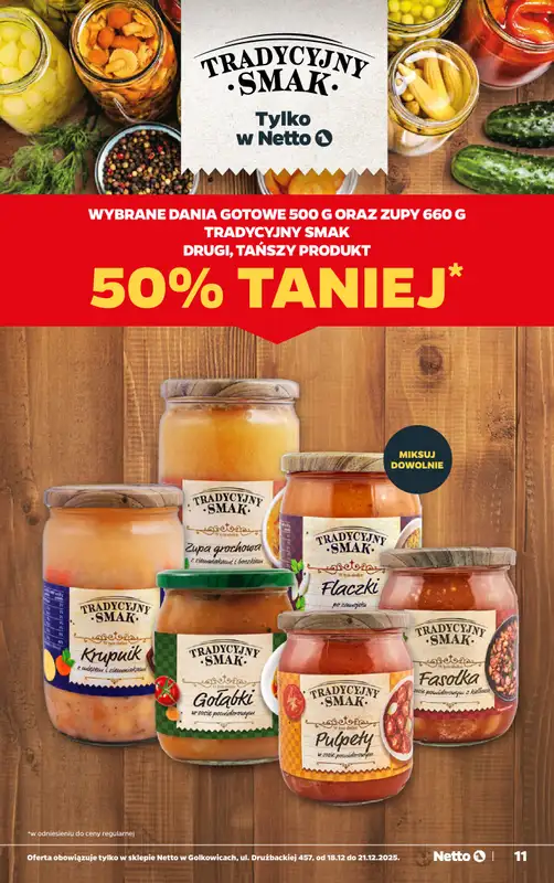 Netto - gazetka promocyjna Golkowice - Wielkie otwarcie już w czwartek 18.12 od czwartku 18.12 do niedzieli 21.12 - strona 11