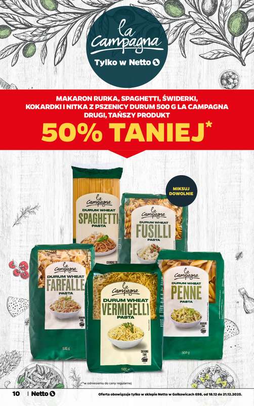 Netto - gazetka promocyjna Golkowice - Wielkie otwarcie już w czwartek 18.12 od czwartku 18.12 do niedzieli 21.12 - strona 10