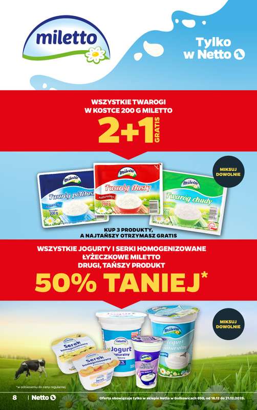 Netto - gazetka promocyjna Golkowice - Wielkie otwarcie już w czwartek 18.12 od czwartku 18.12 do niedzieli 21.12 - strona 8