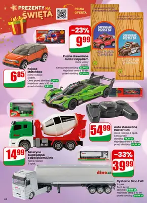 Dino - gazetka promocyjna Gazetka od środy 10.12 do wtorku 16.12 - strona 64