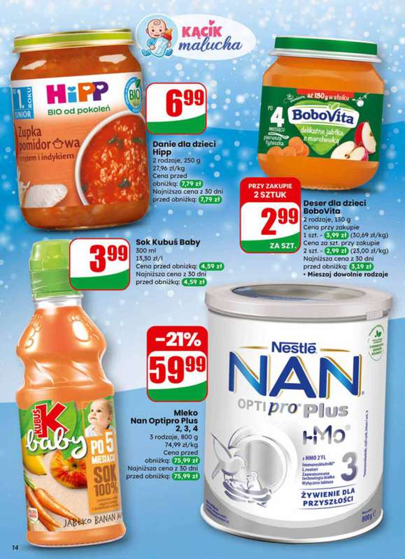 Dino - gazetka promocyjna Gazetka od środy 10.12 do wtorku 16.12 - strona 14