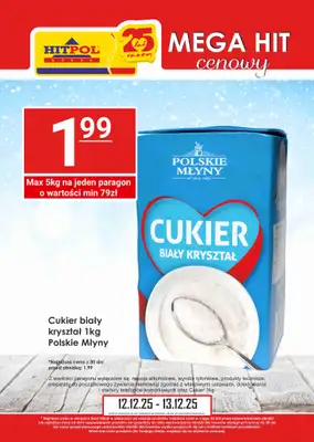 Hitpol - gazetka promocyjna Plakat promocyjny od piątku 12.12 do soboty 13.12