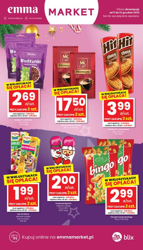 emma MARKET - gazetka promocyjna Gazetka od czwartku 11.12 do wtorku 23.12 - strona 5