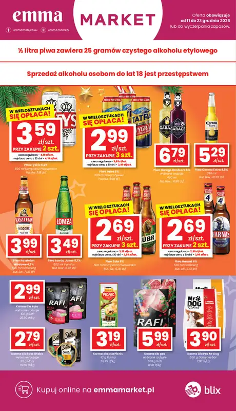 emma MARKET - gazetka promocyjna Gazetka od czwartku 11.12 do wtorku 23.12 - strona 17