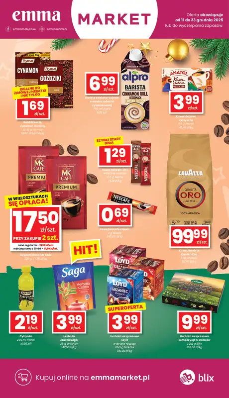emma MARKET - gazetka promocyjna Gazetka od czwartku 11.12 do wtorku 23.12 - strona 12
