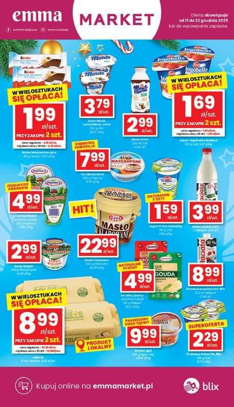 emma MARKET - gazetka promocyjna Gazetka od czwartku 11.12 do wtorku 23.12 - strona 7