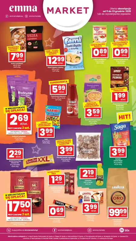 emma MARKET - gazetka promocyjna Plakaty promocyjne od czwartku 11.12 do wtorku 23.12 - strona 4