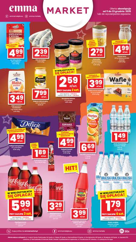 emma MARKET - gazetka promocyjna Plakaty promocyjne od czwartku 11.12 do wtorku 23.12 - strona 3
