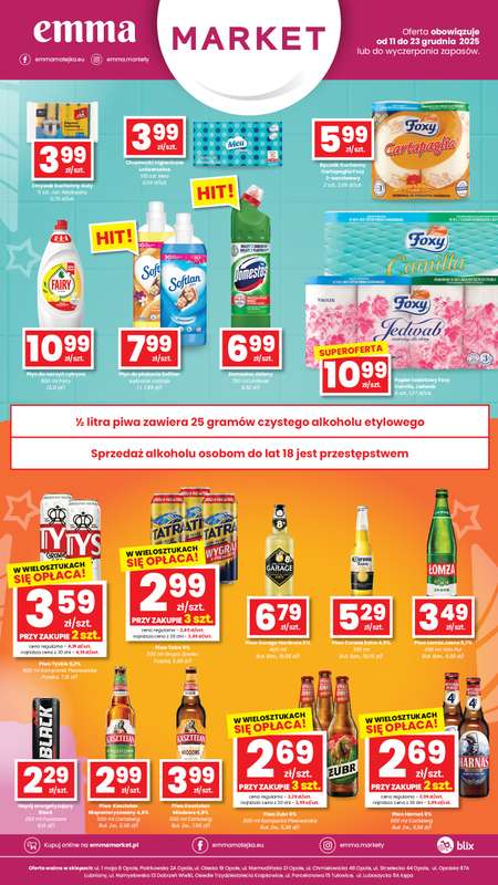 emma MARKET - gazetka promocyjna Plakaty promocyjne od czwartku 11.12 do wtorku 23.12 - strona 2