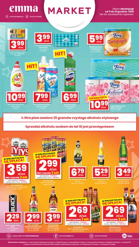 emma MARKET - gazetka promocyjna Plakaty promocyjne od czwartku 11.12 do wtorku 23.12 - strona 2