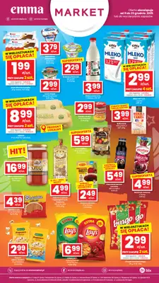 emma MARKET - gazetka promocyjna Plakaty promocyjne od czwartku 11.12 do wtorku 23.12
