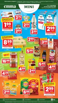 emma MARKET - gazetka promocyjna Plakaty promocyjne - Emma Mini od czwartku 11.12 do wtorku 23.12