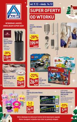 Aldi - gazetka promocyjna Super oferty od wtorku! od wtorku 09.12 do niedzieli 14.12