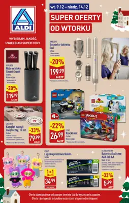 Aldi - gazetka promocyjna Super oferty od wtorku! od wtorku 09.12 do niedzieli 14.12