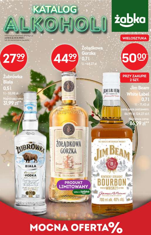 Żabka - gazetka promocyjna Katalog alkoholowy od środy 10.12 do wtorku 23.12