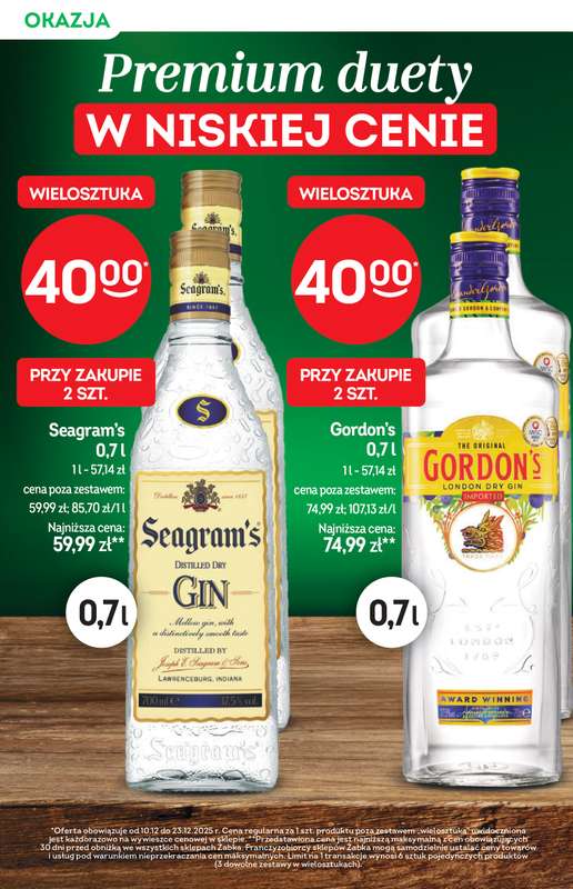 Żabka - gazetka promocyjna Katalog alkoholowy  do wtorku 23.12 - strona 10