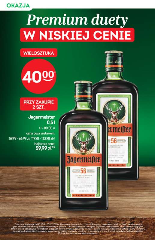 Żabka - gazetka promocyjna Katalog alkoholowy  do wtorku 23.12 - strona 12