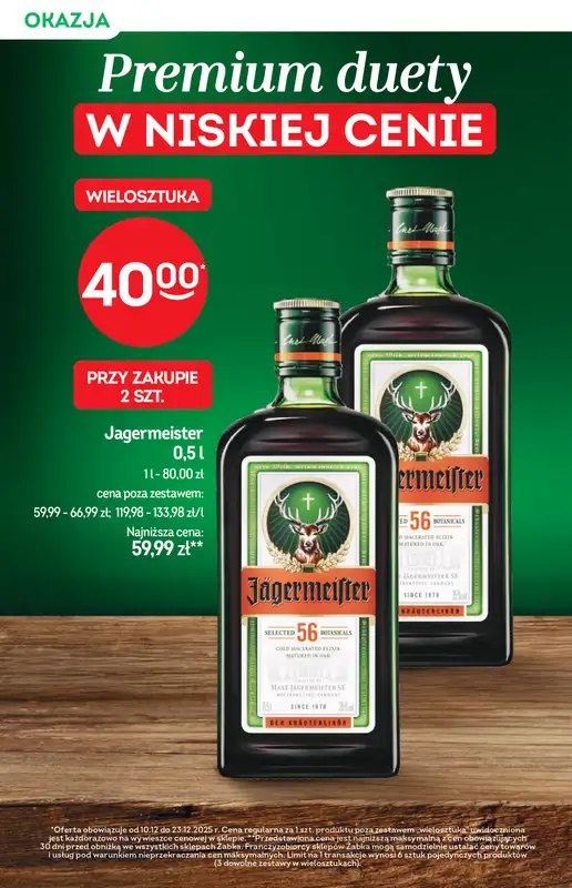 Żabka - gazetka promocyjna Katalog alkoholowy  do wtorku 23.12 - strona 12