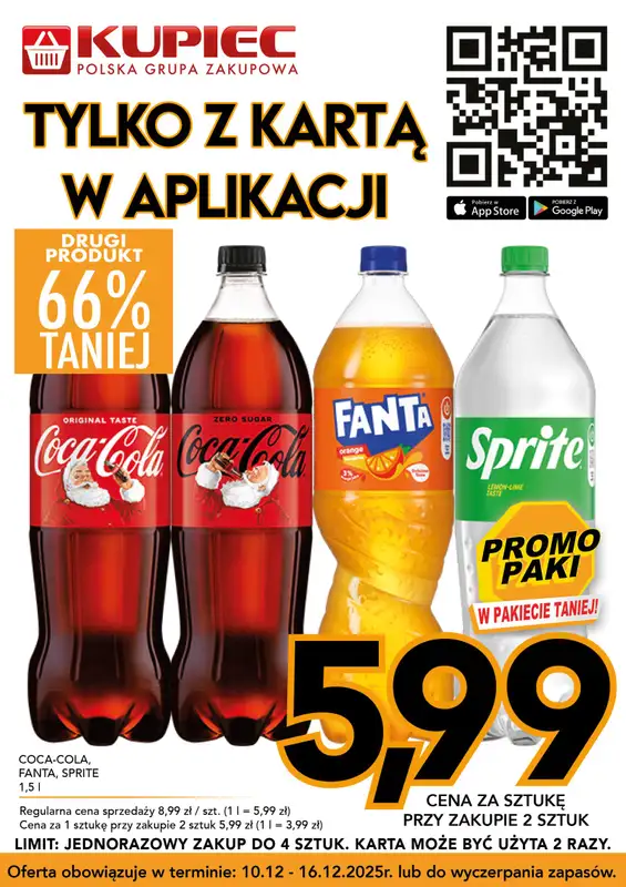 Kupiec - gazetka promocyjna Promopaki od środy 10.12 do wtorku 16.12 - strona 14