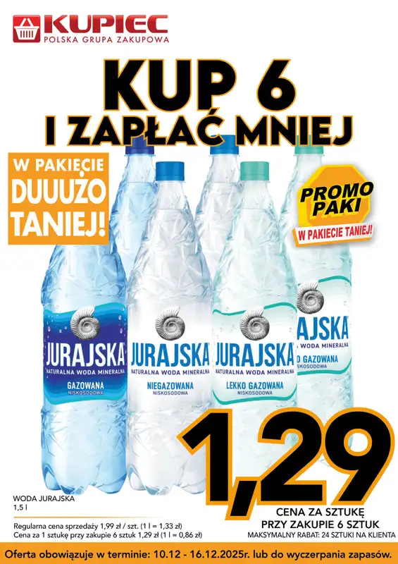 Kupiec - gazetka promocyjna Promopaki od środy 10.12 do wtorku 16.12 - strona 9