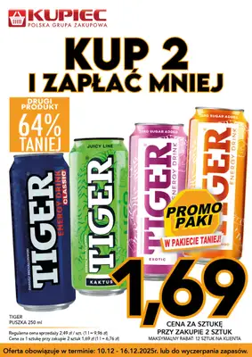 Kupiec - gazetka promocyjna Promopaki od środy 10.12 do wtorku 16.12 - strona 13