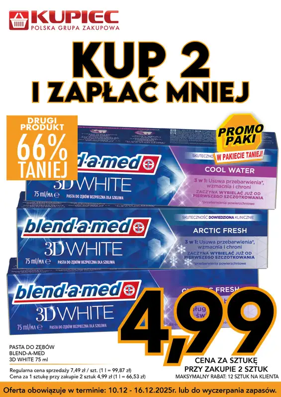 Kupiec - gazetka promocyjna Promopaki od środy 10.12 do wtorku 16.12 - strona 5