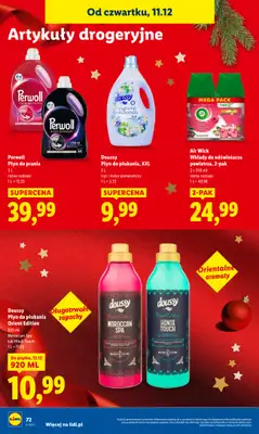 Lidl - gazetka promocyjna Od czwartku od czwartku 11.12 do niedzieli 14.12 - strona 72