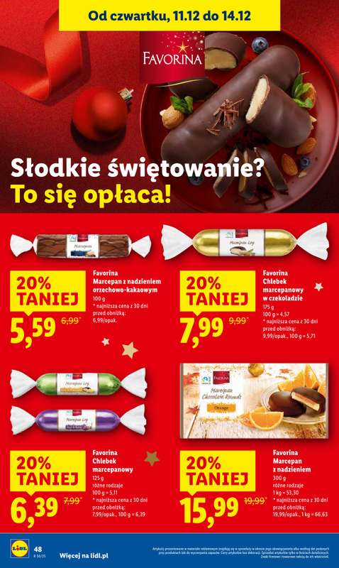 Lidl - gazetka promocyjna Od czwartku od czwartku 11.12 do niedzieli 14.12 - strona 48