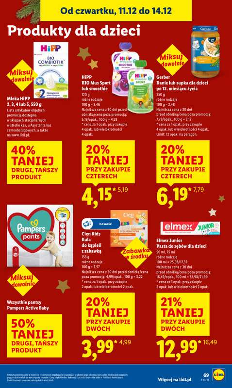 Lidl - gazetka promocyjna Od czwartku od czwartku 11.12 do niedzieli 14.12 - strona 69