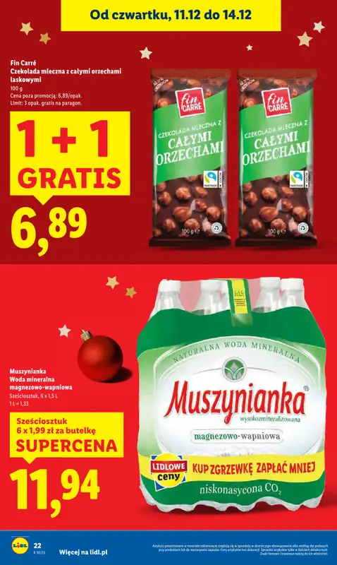 Lidl - gazetka promocyjna Od czwartku od czwartku 11.12 do niedzieli 14.12 - strona 22