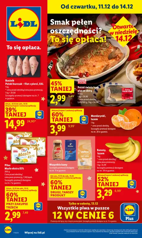 Lidl - gazetka promocyjna Od czwartku od czwartku 11.12 do niedzieli 14.12