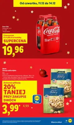 Lidl - gazetka promocyjna Od czwartku od czwartku 11.12 do niedzieli 14.12 - strona 21