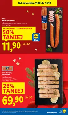 Lidl - gazetka promocyjna Od czwartku od czwartku 11.12 do niedzieli 14.12 - strona 15