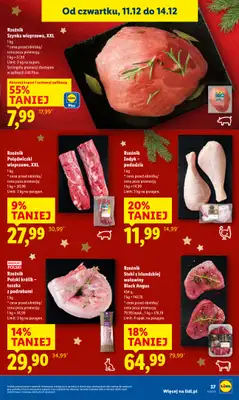 Lidl - gazetka promocyjna Od czwartku od czwartku 11.12 do niedzieli 14.12 - strona 37
