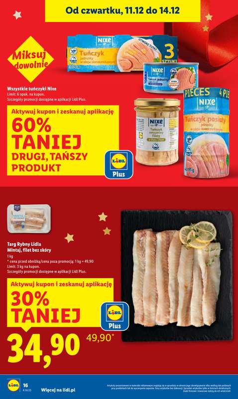 Lidl - gazetka promocyjna Od czwartku od czwartku 11.12 do niedzieli 14.12 - strona 16