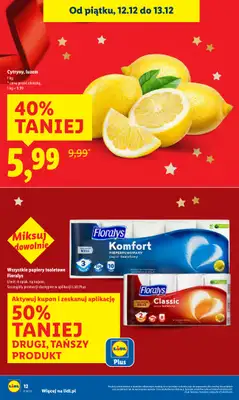 Lidl - gazetka promocyjna Od czwartku od czwartku 11.12 do niedzieli 14.12 - strona 12