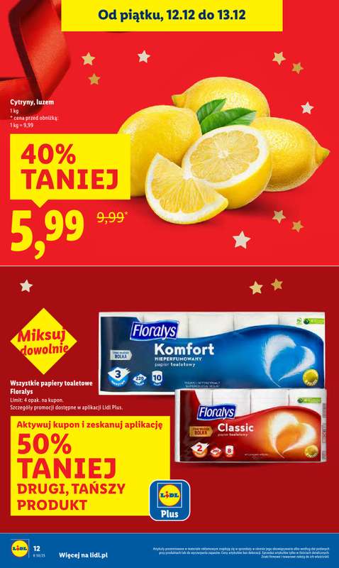 Lidl - gazetka promocyjna Od czwartku od czwartku 11.12 do niedzieli 14.12 - strona 12