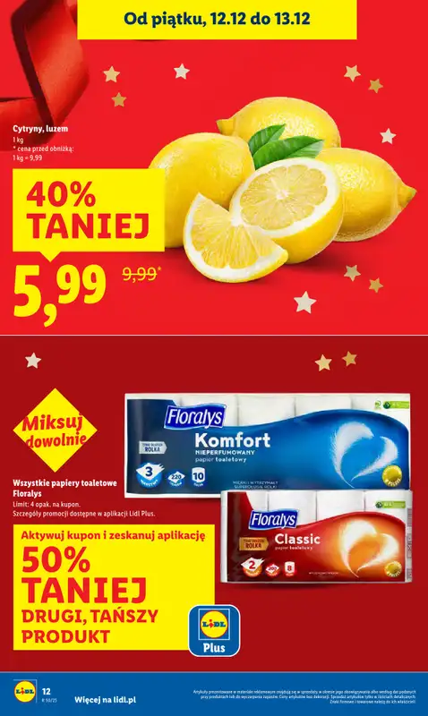 Lidl - gazetka promocyjna Od czwartku od czwartku 11.12 do niedzieli 14.12 - strona 12