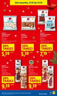 Lidl - gazetka promocyjna Od czwartku od czwartku 11.12 do niedzieli 14.12 - strona 49