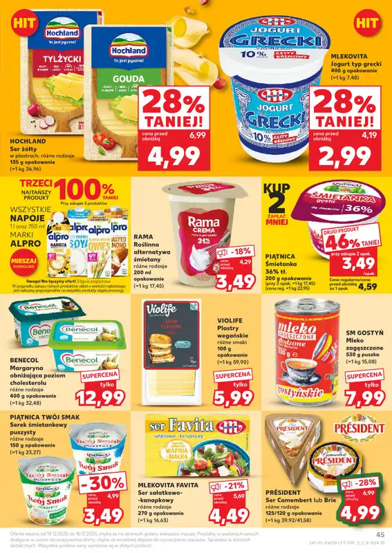 Kaufland - gazetka promocyjna Oferta Kaufland od środy 10.12 do wtorku 16.12 - strona 45