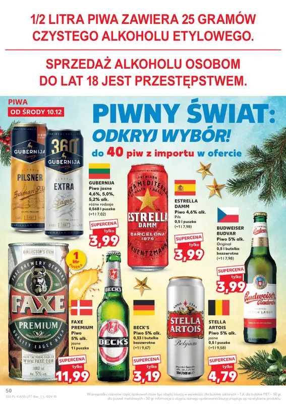Kaufland - gazetka promocyjna Oferta Kaufland od środy 10.12 do wtorku 16.12 - strona 50