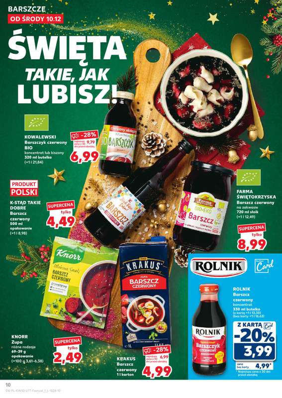 Kaufland - gazetka promocyjna Oferta Kaufland od środy 10.12 do wtorku 16.12 - strona 10