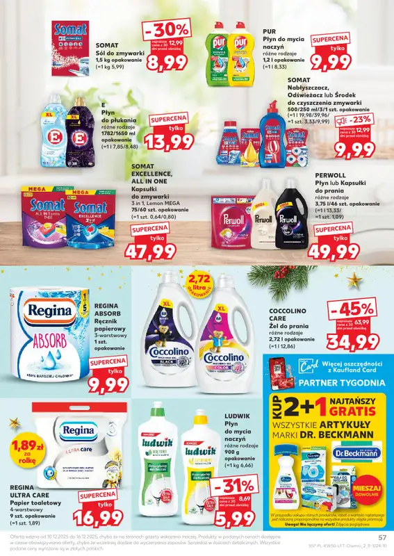 Kaufland - gazetka promocyjna Oferta Kaufland od środy 10.12 do wtorku 16.12 - strona 57