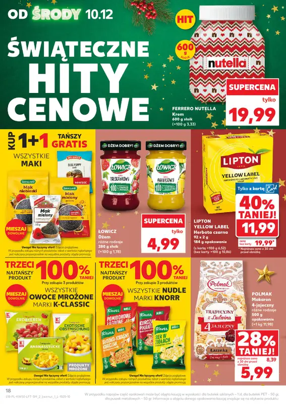 Kaufland - gazetka promocyjna Oferta Kaufland od środy 10.12 do wtorku 16.12 - strona 18