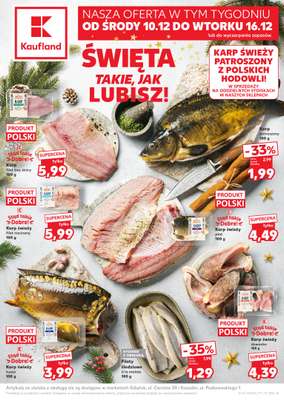 Kaufland - gazetka promocyjna Oferta Kaufland od środy 10.12 do wtorku 16.12